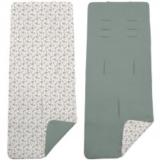 Funda silla Recta Reversible Zoe Verde de DyDaDos